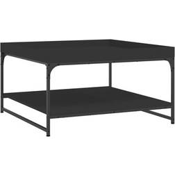 vidaXL 832813 Black Soffbord 80x80cm