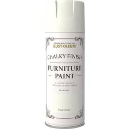 Rust-Oleum Chalky Finish Wood Paint Chalk White 0.4L