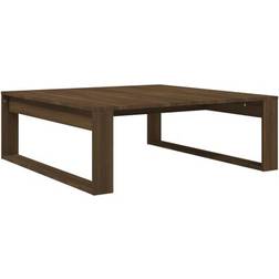vidaXL 816001 Brown Oak Soffbord 100x100cm