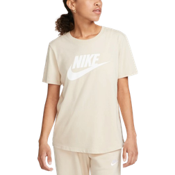 Nike Sportswear Essentials Women's Logo T-shirt - Sanddrift/White