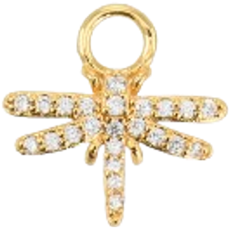 Bon Dep Small Pia Charm - Gold/Transparent