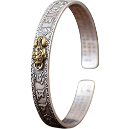 Rinhoo Twisted Woven Bracelet - Silver/Gold