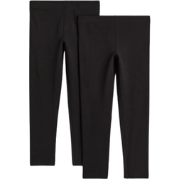 H&M Leggings 2-pack - Black (0703279043)