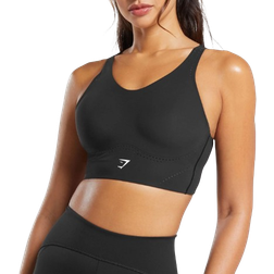 Gymshark Longline Crossback Sports Bra - Black