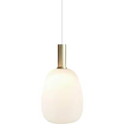 Nordlux Alton White/Brass Pendant Lamp ∅ 23cm