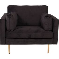 Venture Design Boom Black/Brass Lænestol 88.5cm