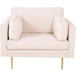 Venture Home Boom Light Beige Manchester/Brass Lænestol 84cm