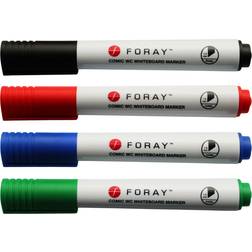 Foray Whiteboard Pen Slanted 4-pack
