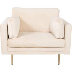 Venture Design Boom Beige/Brass Lænestol 88.5cm