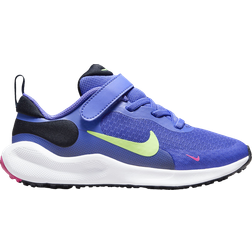 Nike Revolution 7 PSV - Light Ultramarine/Dark Obsidian/White/Lime Blast