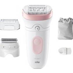 Braun Silk-épil 7 SE7-030 Wet & Dry Epilator Flamingo, Pink