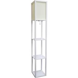 Lalia Home Column White Floor Lamp 62.8"