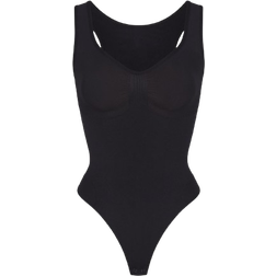 SKIMS Seamless Sculpt Thong Bodysuit - Onyx