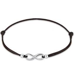 Elli Infinity Bracelet - Silver/Black