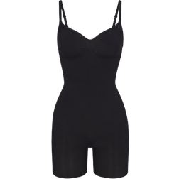 SKIMS Seamless Sculpt Mid Thigh Bodysuit - Onyx