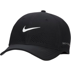 Nike Dri-FIT ADV Rise Structured SwooshFlex Cap - Black/Anthracite/White