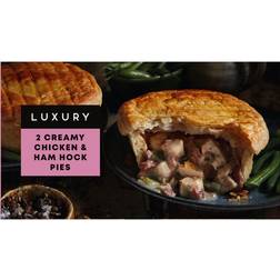 Iceland Luxury 2 Creamy Chicken & Ham Hock Pies 400g