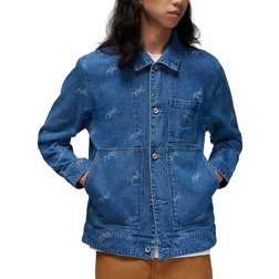 Nike Jordan Flight Heritage Men's Denim Jacket - Blue/Grey