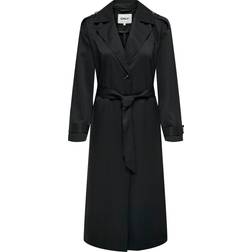 Only Line Trenchcoat - Black
