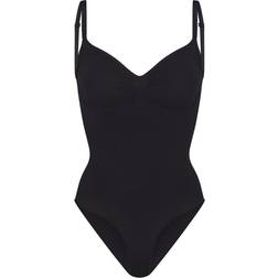 SKIMS Seamless Sculpt Brief Bodysuit - Onyx