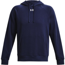 Under Armour Men's UA Rival Fleece Hoodie - Midnight Navy/White