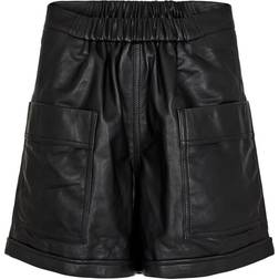 Gosia ThillaGO Leather Shorts - Black