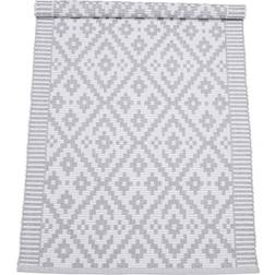 Classic Textiles Delsbo Vit, Grå 70x250cm
