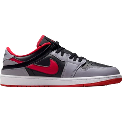 Nike Air Jordan 1 Low FlyEase M - Black/Cement Grey/White/Fire Red