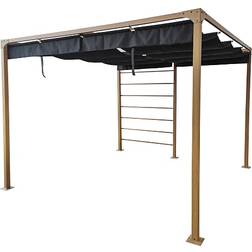 Bali Bali pergola alu stel 3x3 meter teaklook