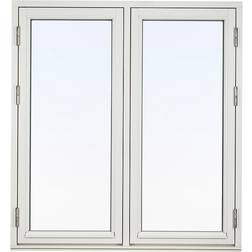 Svenska Fönster SP F2 Trä Sidohängt fönster 2-glasfönster 120x120cm