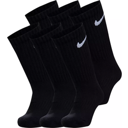 Nike Little Kid's Dri-Fit Performance Basics Crew Socks - Black (UN0019-023)