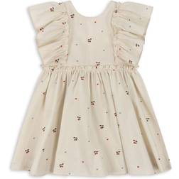 Konges Sløjd Evia Bow Dress - Cherry Coeur