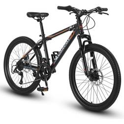 24 Inch Boys 21 Speed Mountain Bicycle Kids Bike