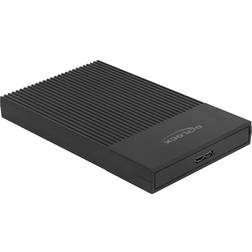 DeLock External Enclosure for 2.5″ SATA HDD / SSD with SuperSpeed USB Type Micro-B female - tool free