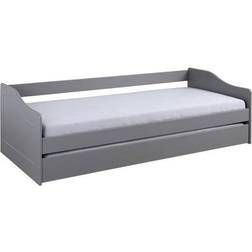 Inter Link Extendible Grey/White Sofa 208cm 3 Seater