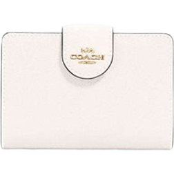 Coach Corner Zip Medium Wallet - Gold/Chalk