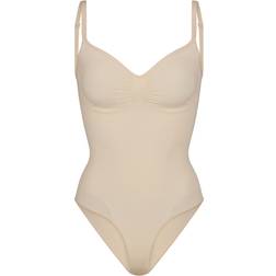 SKIMS Seamless Sculpt Brief Bodysuit - Sand