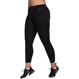 NIKE Universa Women's Medium-Support Mid-Rise 7/8 Leggings - Black