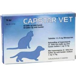 Capstar Vet 1-11kg Loppemiddel Kat & Hund 6stk