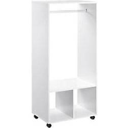 Homcom Open White Wardrobe 40x128cm