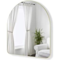 Umbra Hubba Arched Brass Vægspejl 87x92.1cm