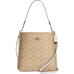Coach Mollie Bucket Bag In Signature Canvas - Gold/Light Khaki Chalk