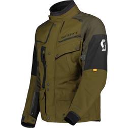 Scott Voyager Dryo Waterproof Motorcycle Textile Jacket - Black/Green