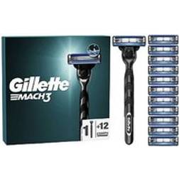 Gillette Mach 3 Vp Handle 12 Blades