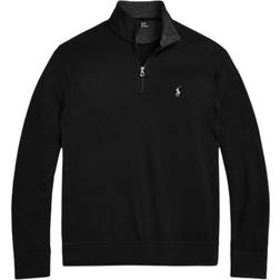 Polo Ralph Lauren Luxury Jersey Quarter Zip Pullover - Black