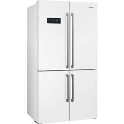 Smeg French Door Kyl Frys 92 cm Vit Silver, Vit