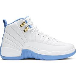 Nike Air Jordan 12 Retro GS - White/Metallic Gold/University Blue