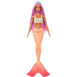 Barbie Mermaid Dolls with Colorful Hair Tails & Headband Accessories HRR05