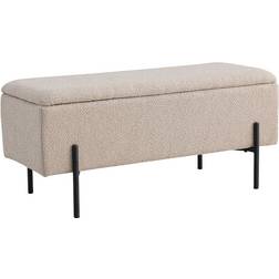 House Nordic Watford Beige Storage Bench 95x43cm