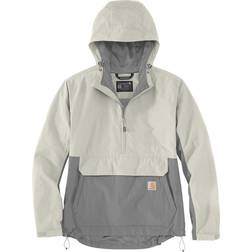 Carhartt Women's Rain Defender Loose Fit Lightweight Packable Anorak - Malt/Asphalt